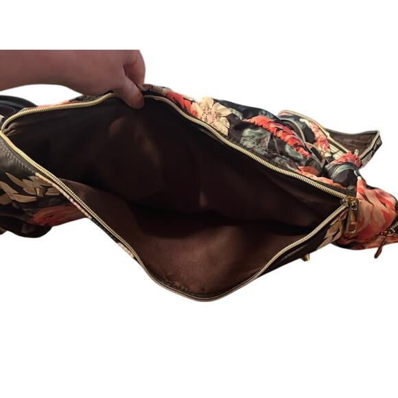 Weekender Bag Floral Duffle Overnight Bag Canvas Travel Carry On Waterproof - Picture 13 of 16